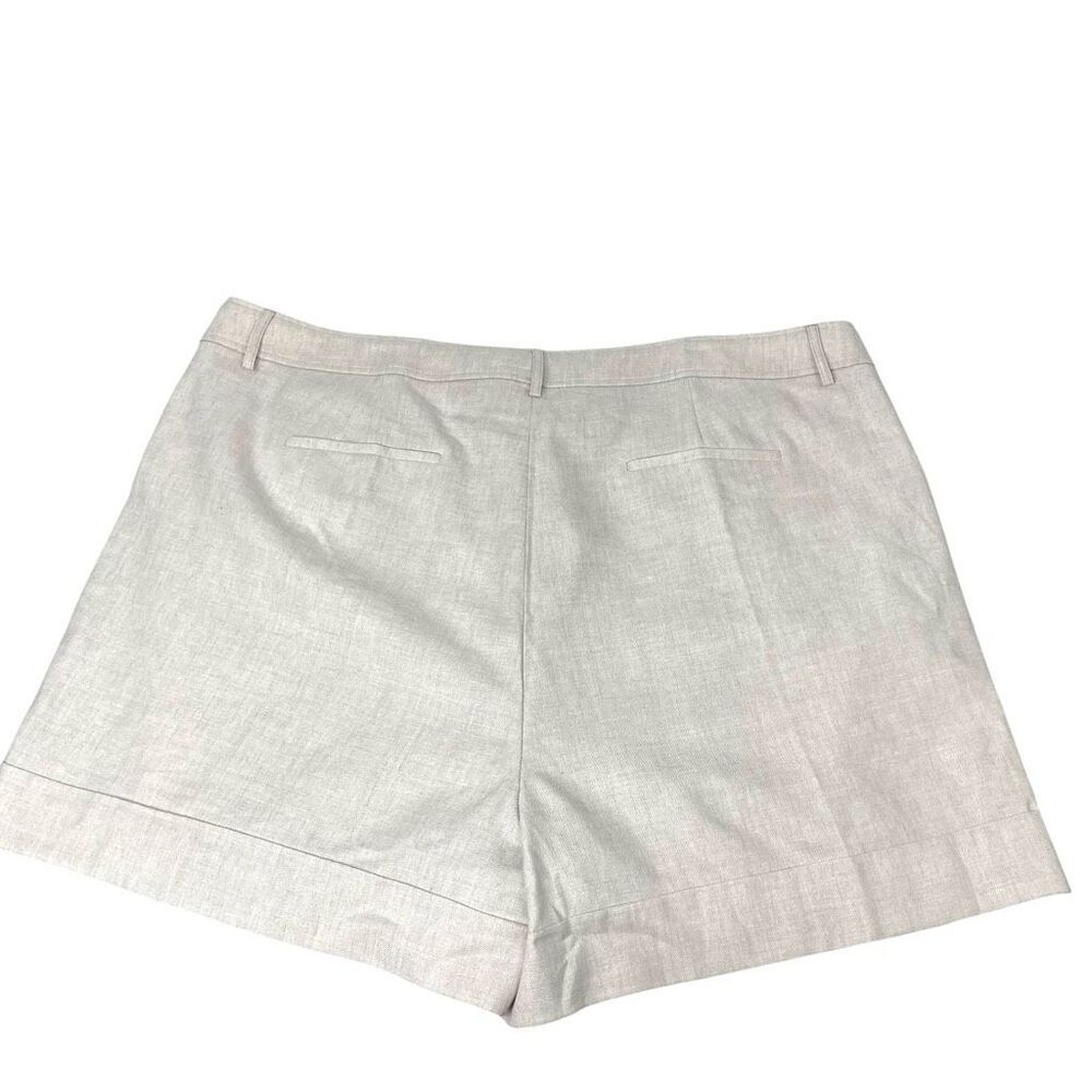 NEW J. Crew Remi‎ short in stretch linen blend Size 24 oatmeal neutral - Picture 8 of 9